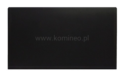 ArtFuego BL-012-CZ-K Blacha przed kominek ze stali (czarna matowa), 400x700