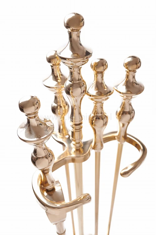 ArtFuego ZK-130 Zestaw kominkowy z mosiądzu, POŁYSK