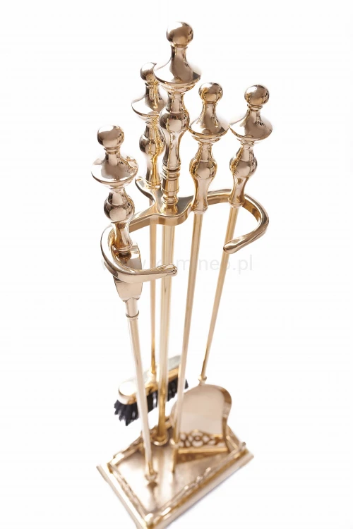 ArtFuego ZK-130 Zestaw kominkowy z mosiądzu, POŁYSK