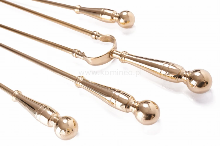 ArtFuego ZK-498 Zestaw kominkowy z mosiądzu, POŁYSK