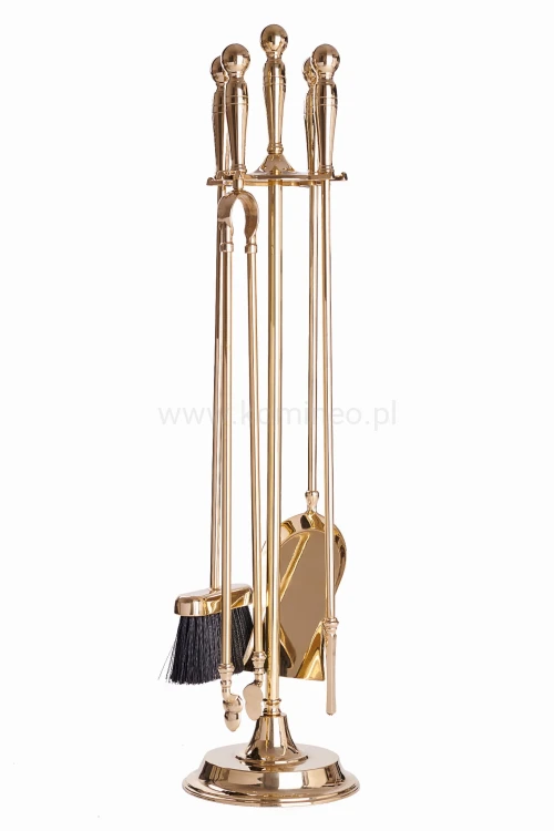 ArtFuego ZK-498 Zestaw kominkowy z mosiądzu, POŁYSK