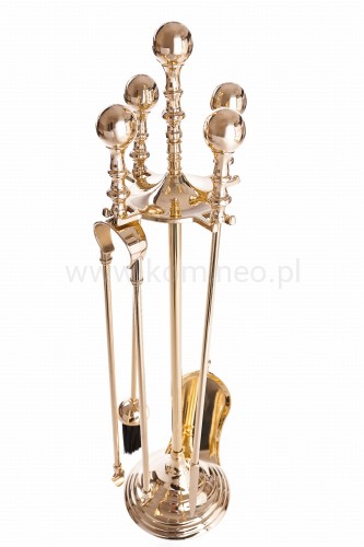 ArtFuego ZK-082 Zestaw kominkowy z mosiądzu, POŁYSK