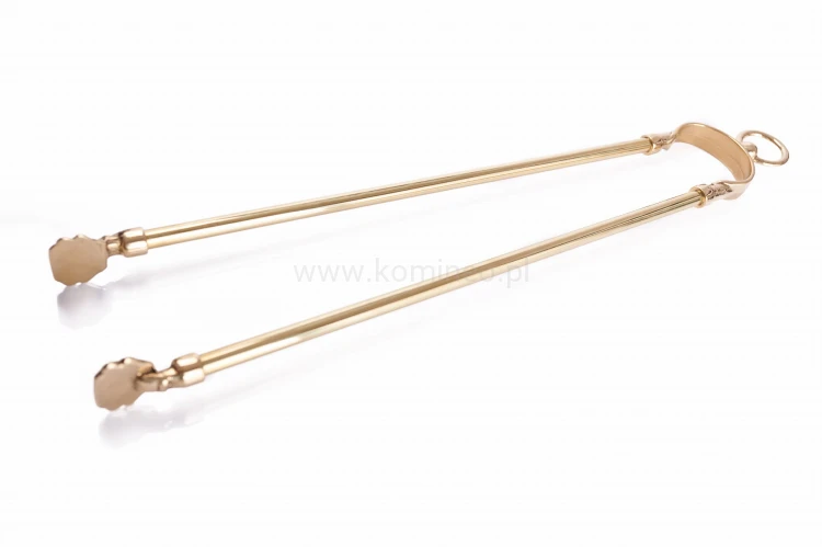 ArtFuego ZK-192 Zestaw kominkowy z mosiądzu, POŁYSK, rączka pierścień