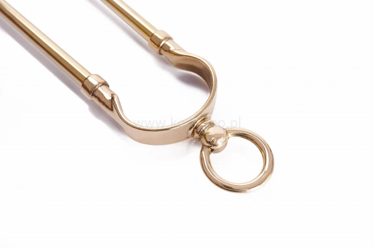 ArtFuego ZK-192 Zestaw kominkowy z mosiądzu, POŁYSK, rączka pierścień