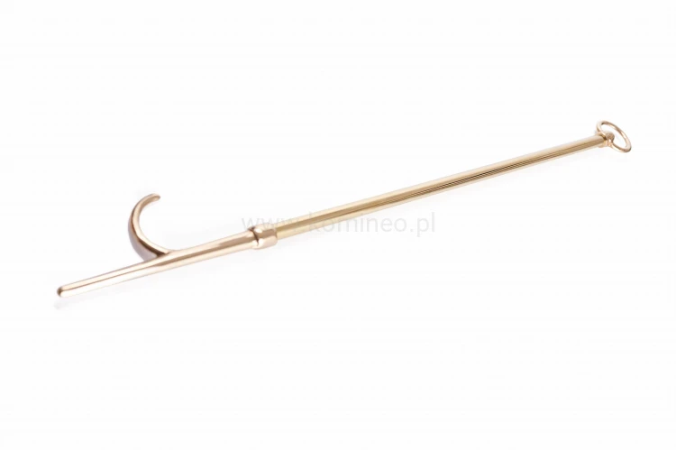 ArtFuego ZK-192 Zestaw kominkowy z mosiądzu, POŁYSK, rączka pierścień