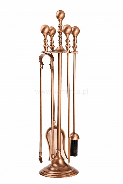 ArtFuego ZK-082-P Zestaw kominkowy z mosiądzu, PATYNA
