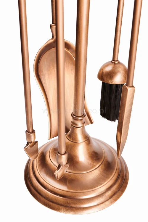 ArtFuego ZK-082-P Zestaw kominkowy z mosiądzu, PATYNA