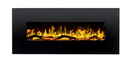 Kominek elektryczny AFLAMO ALBION 50 NH CZARNY bez grzania