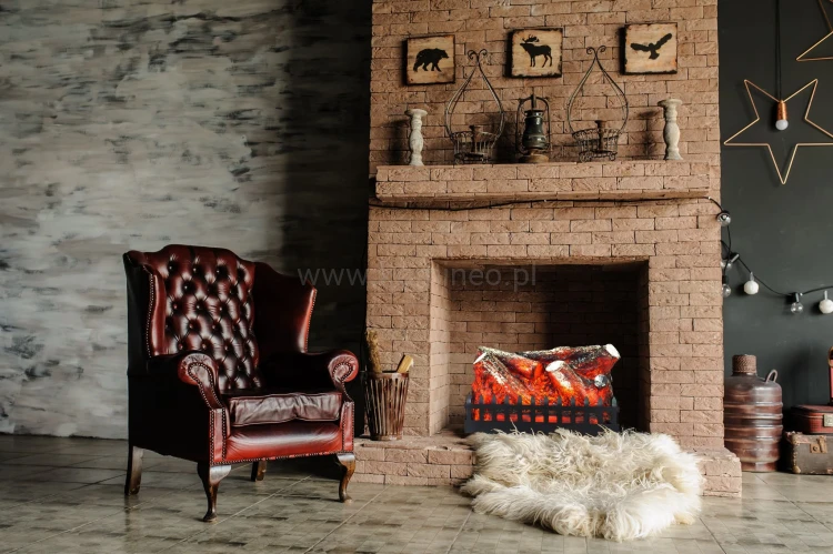 Palenisko elektryczne AFLAMO LOG aranżacja