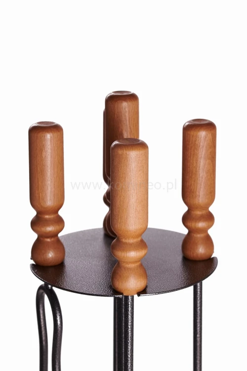 Zestaw kominkowy ArtFuego Z-3124-2-CZ-MŁ