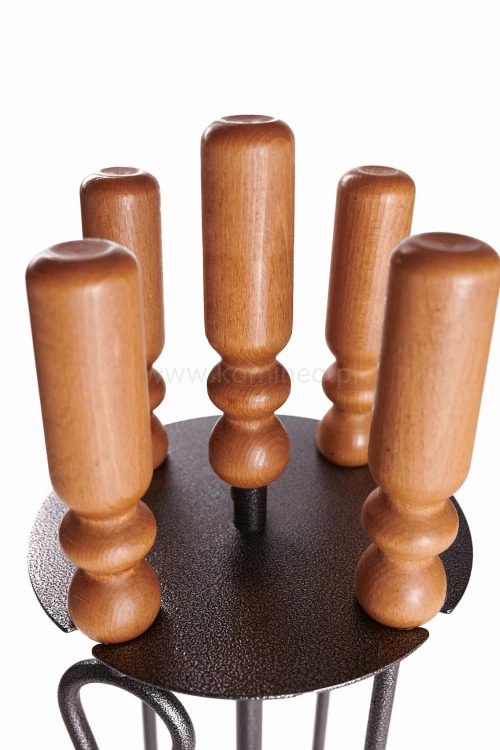 Zestaw kominkowy ArtFuego Z-3124-2-CZ-MŁ