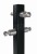 ArtFuego Z-3122-2-CZ-IN Zestaw kominkowy ze stali, czarny + inox