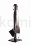 ArtFuego Z-3122-2-CZ-IN Zestaw kominkowy ze stali, czarny + inox