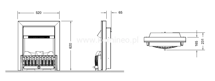 DIMPLEX DANVILLE schemat