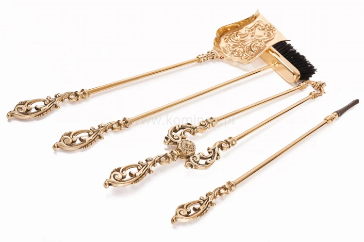 ArtFuego ZK-042 Zestaw kominkowy z mosiądzu, barokowe złoto (2).jpg