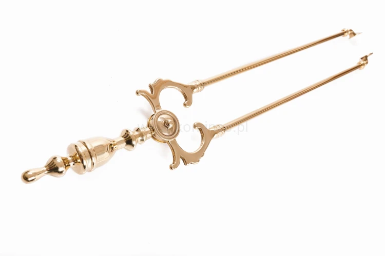 ArtFuego ZK-904 Zestaw kominkowy z mosiądzu, POŁYSK, rączka amfora