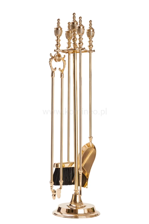 ArtFuego ZK-913 Zestaw kominkowy z mosiądzu, POŁYSK