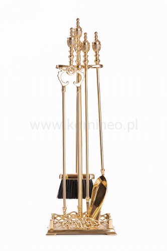 ArtFuego ZK-017 Zestaw kominkowy z mosiądzu, POŁYSK