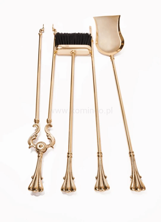 ArtFuego Z-1112-1-PO Zestaw kominkowy z mosiądzu, POŁYSK