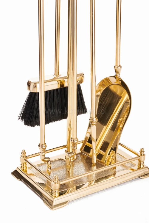 ArtFuego Z-1113-1-PO Zestaw kominkowy z mosiądzu, POŁYSK