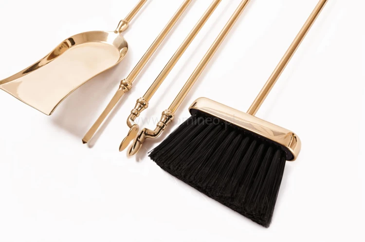 ArtFuego ZK-913 Zestaw kominkowy z mosiądzu, POŁYSK