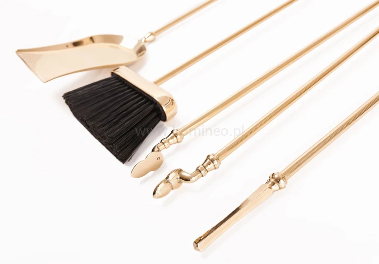 ArtFuego ZK-498 Zestaw kominkowy z mosiądzu, POŁYSK