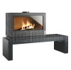 INVICTA PRESTON 9128-04 Piec kominkowy żeliwny + ława