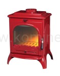 INVICTA SEVILLE 6192-47 emalia czerwona Piec kominkowy żeliwny