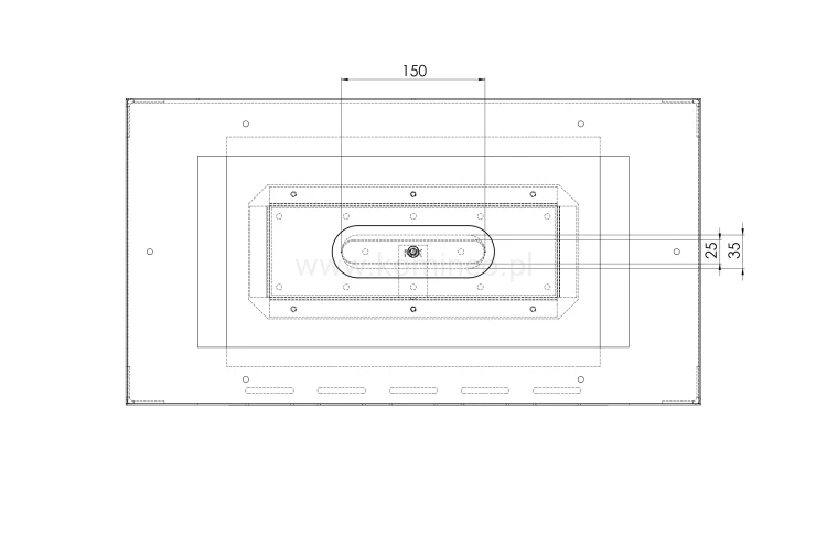 Biokominek wolnostojący INFIRE INCOZA 1 schemat palnika