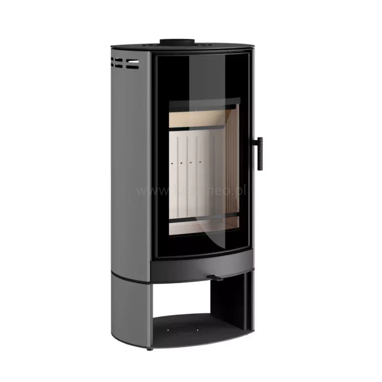 HAJDUK ARCO F2 SZARY Piec kominkowy stalowy