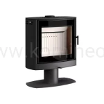 HAJDUK ELIPSE F1 CZARNY Piec kominkowy stalowy