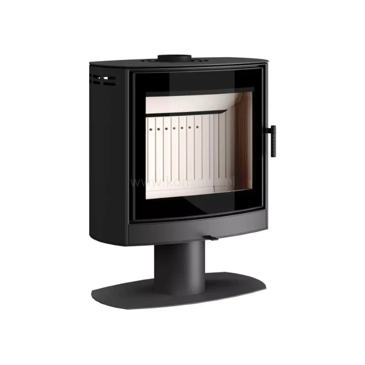 HAJDUK ELIPSE F1 CZARNY Piec kominkowy stalowy