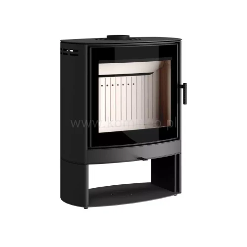 HAJDUK ELIPSE F2 CZARNY Piec kominkowy stalowy