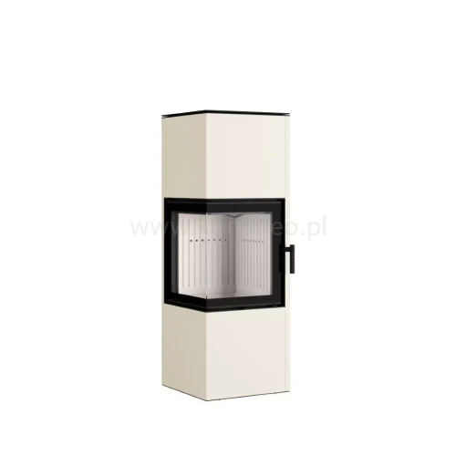 HAJDUK PIXEL L BIAŁY Piec kominkowy stalowy