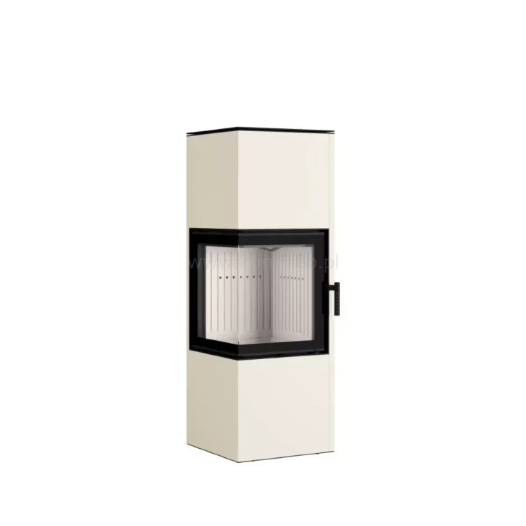 HAJDUK PIXEL L BIAŁY Piec kominkowy stalowy