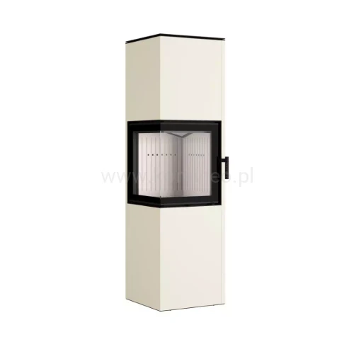 HAJDUK PIXEL XXL BIAŁY Piec kominkowy stalowy