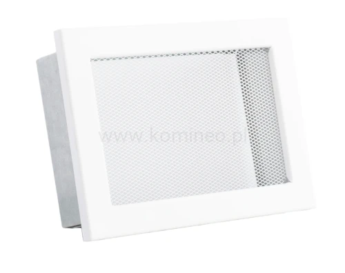 Kratka kominkowa PRO-V 200x145 z siatką, biała