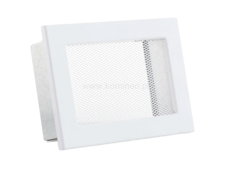 Kratka kominkowa PRO-V 190x170 z siatką, biała