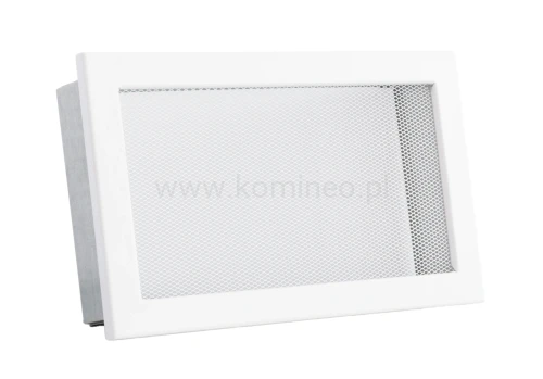 Kratka kominkowa PRO-V 240x170 z siatką, biała