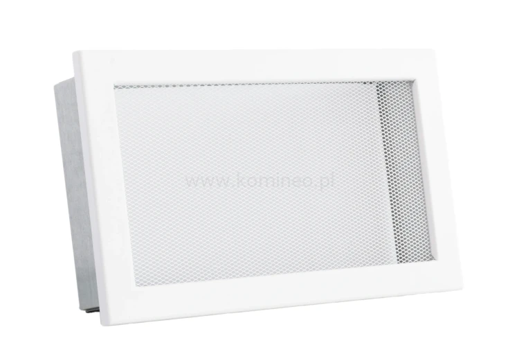 Kratka kominkowa PRO-V 240x170 z siatką, biała