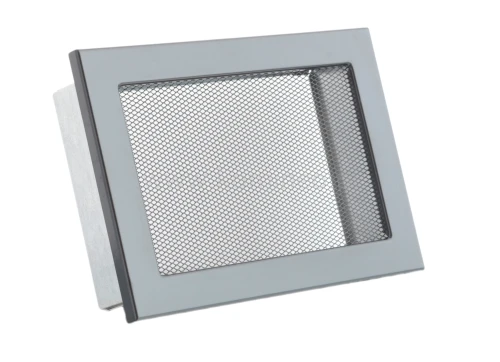 Kratka kominkowa PRO-V 200x145 z siatką, czarna
