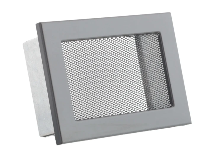 Kratka kominkowa PRO-V 190x170 z siatką, czarna