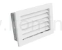 Kratka kominkowa PRO-V 190x170 ze stałą żaluzją, biała