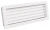 Kratka kominkowa PRO-V 220x220 ze stałą żaluzją, biała
