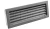 Kratka kominkowa PRO-V 325x170 ze stałą żaluzją, czarna