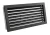 Kratka kominkowa PRO-V 450x220 ze stałą żaluzją, czarna