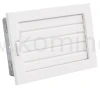 Kratka kominkowa PRO-V 200x145 z ruchomą żaluzją, biała