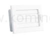 Kratka kominkowa PRO-V 190x170 z ruchomą żaluzją, biała