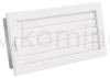 Kratka kominkowa PRO-V 325x170 z ruchomą żaluzją, biała