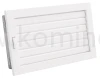 Kratka kominkowa PRO-V 325x195 z ruchomą żaluzją, biała